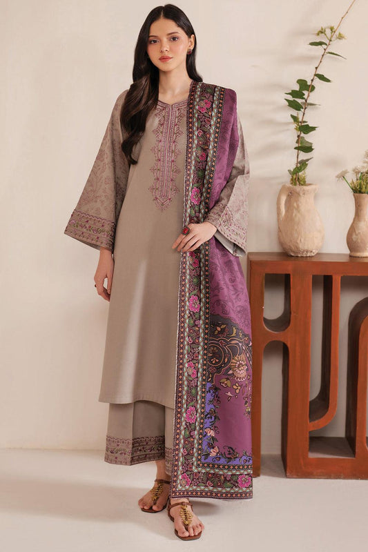 🌸GARNET 3PC Lawn Set – Embroidered shirt,