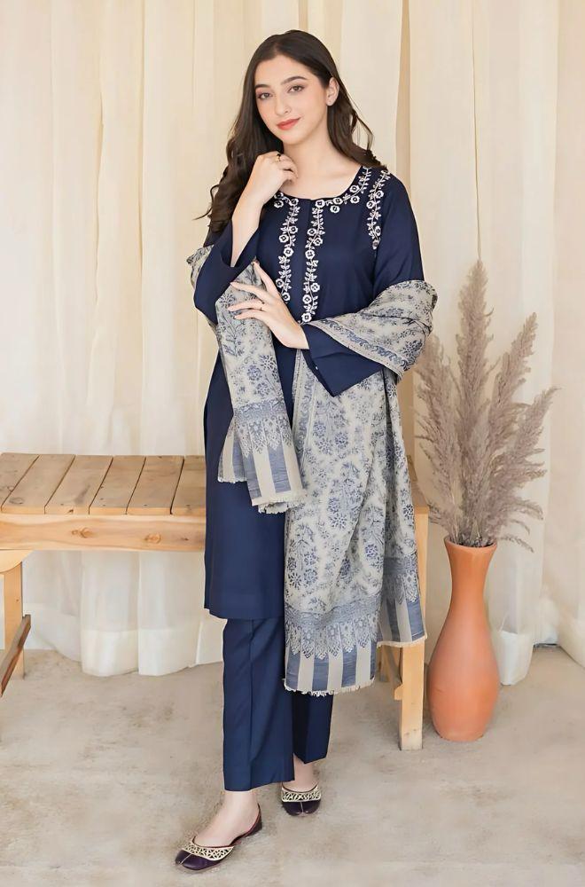 AISLING! ✨ 3PC Dhanak Embroidered Lawn